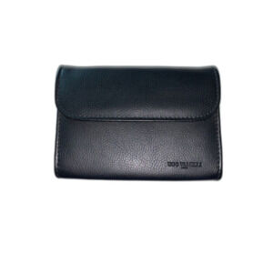 Ugo Vanelli of Paris black leather clutch wallet created for China Airlines